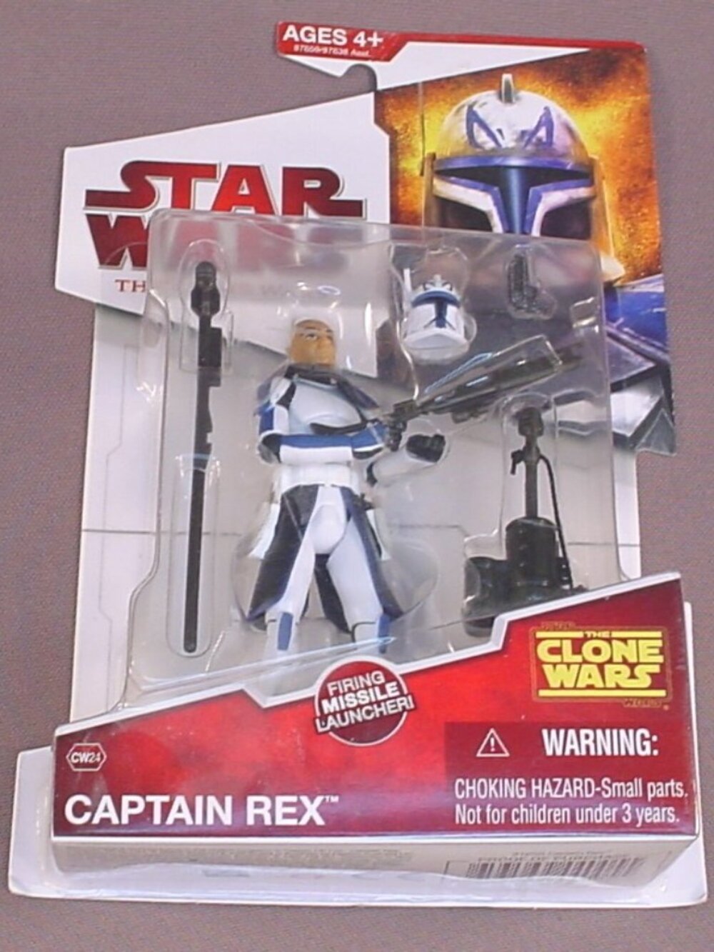 Star Wars The Clone Wars Captain Rex Action Figure, The Original Sealed Package